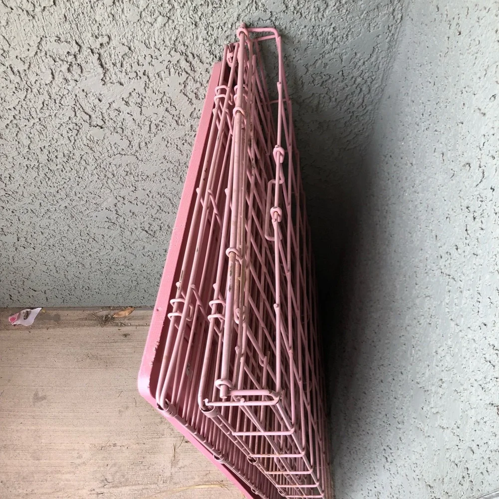 Pink cage mostly clean barely used cam fit rabbit or small animals